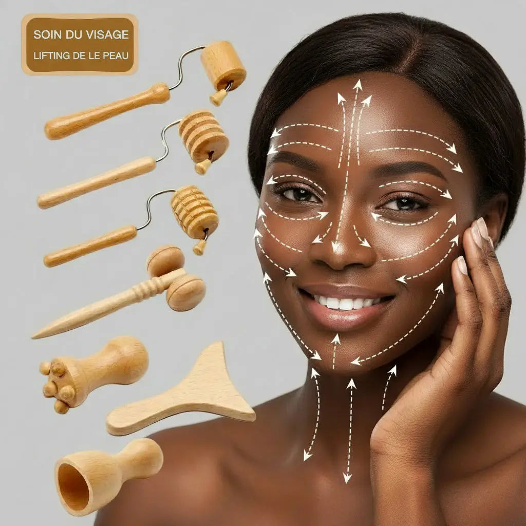 Kit de Madérothérapie Visage en Bois inbcosmetics