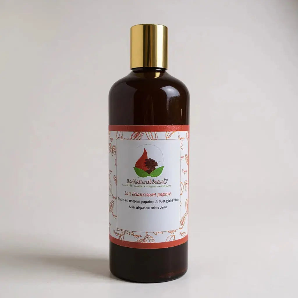 Lait papaye éclaircissant et unifiant peau noire et métisse