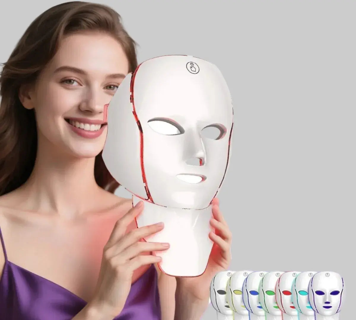 Masque LED Visage & Cou – 7 Couleurs inbcosmetics